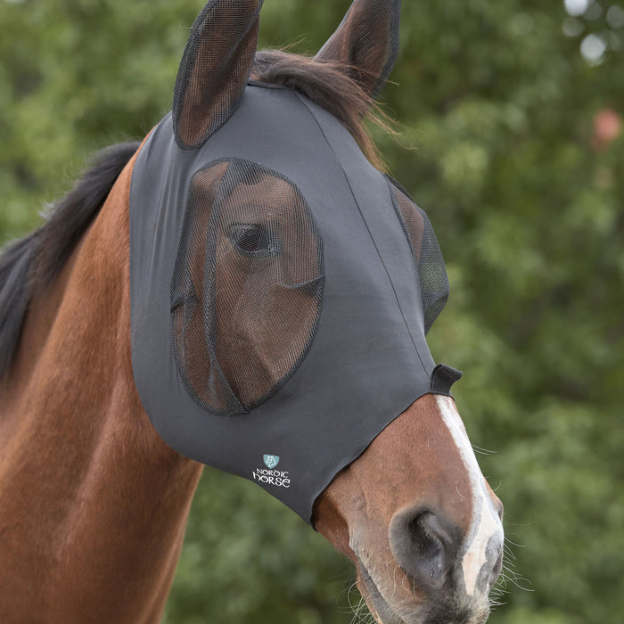 Nordic Horse Fluemaske - SORT